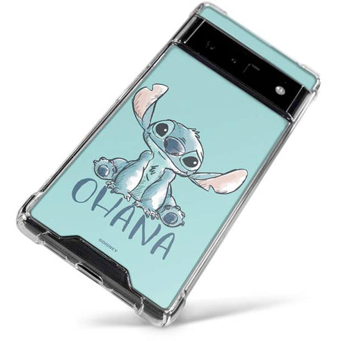 Disney Lilo and Stitch Ohana Google Pixel 6 Clear Case